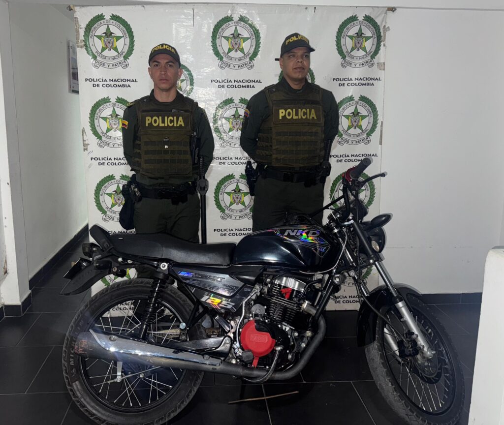 Moto Recuperada Pueblo Rico