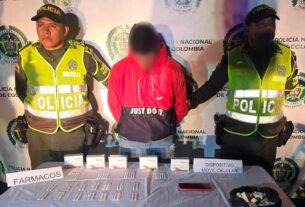 Capturado con dosis de droga