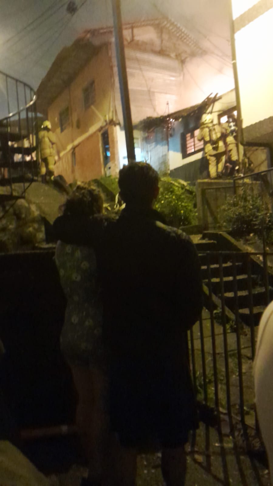 Incendio en el barrio Marmato de Manizales