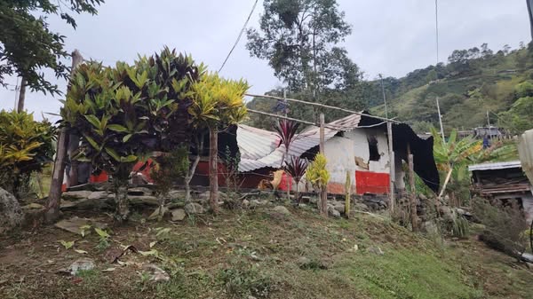 Siguen las investigaciones luego del trágico incendio en el que murió una familia en Marmato